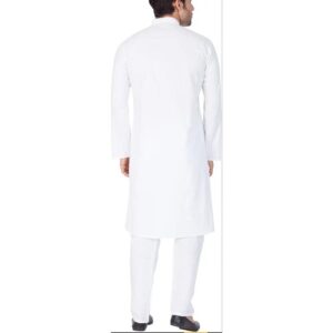 Kurta Pajama White Cotton